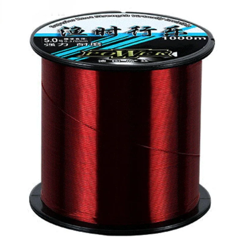 New High Strength Saltwater Freshwater Bass Nylon Fishing Line 500M Japan Wear Resistant Monofilament Line