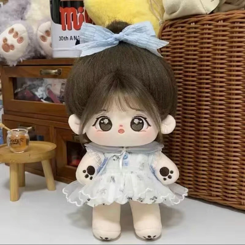 

Маленькая хлопковая кукла с ореолом, 20 см, милая плюшевая кукла, кукла-гуманоид для девочек, пар, подруг, подарки на день рождения