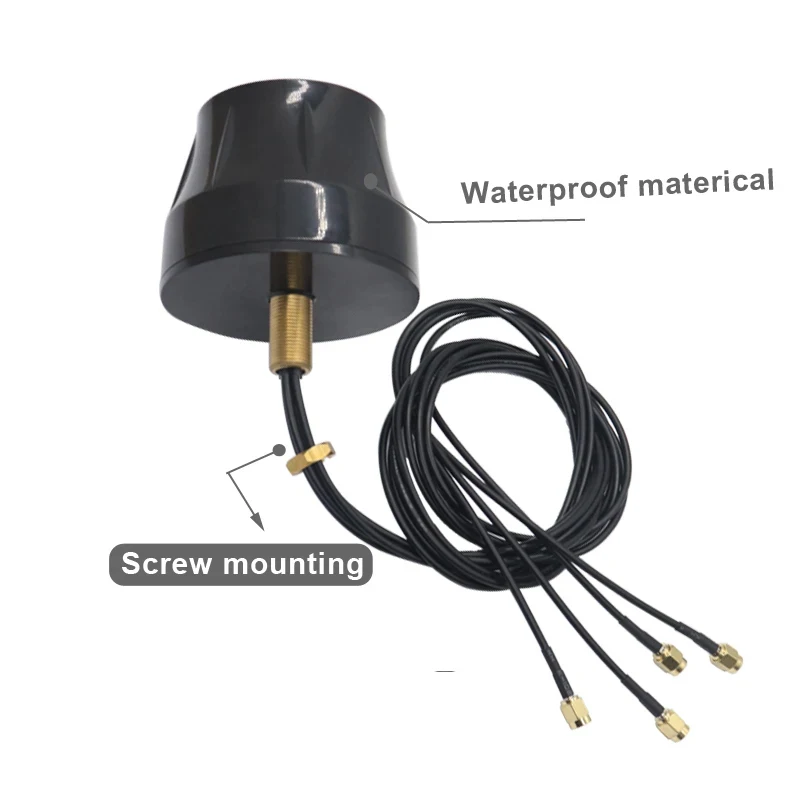 4*4pcs Cable Signal Enhance 5G 4G LTE 3G GSM Cabinet Antennas 600~6000Mhz Outdoor Waterproof 15dbi Omni External WiFi Aerial