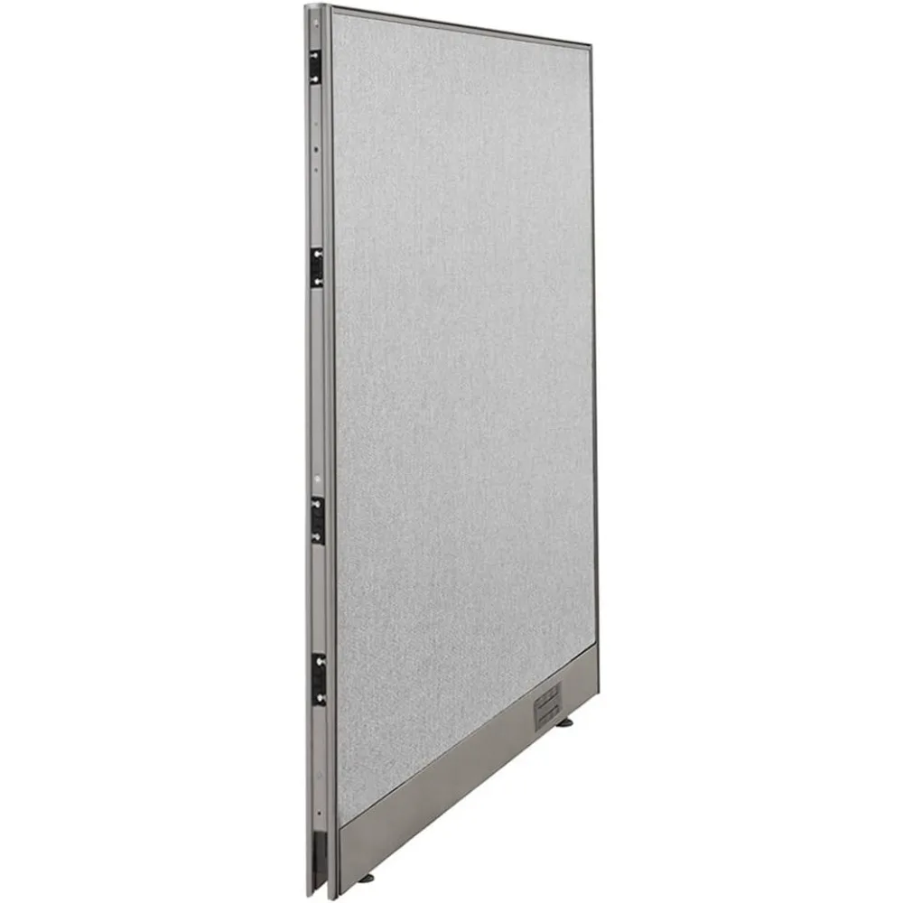 

Single Office Partition, Large Fabric Room Divider Panel, Custom Built Workstation 36" W x 48" H