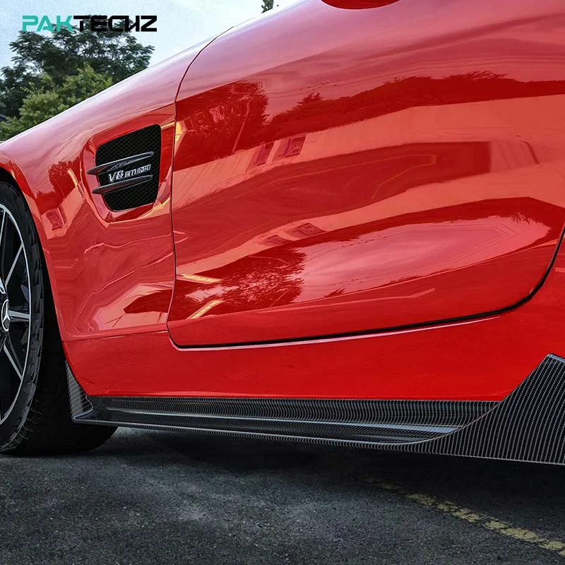 

Paktechz Carbon Fiber Parts Bodykit Side Skirts for Mercedes Benz AMG GT GTS C190 Ver1