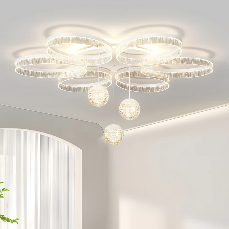 Living Room Ice Crack Ceiling Chandelier Luxury Italian Minimalist LED Chandelier For Restaurant Lobby Indoor Lighting Decor