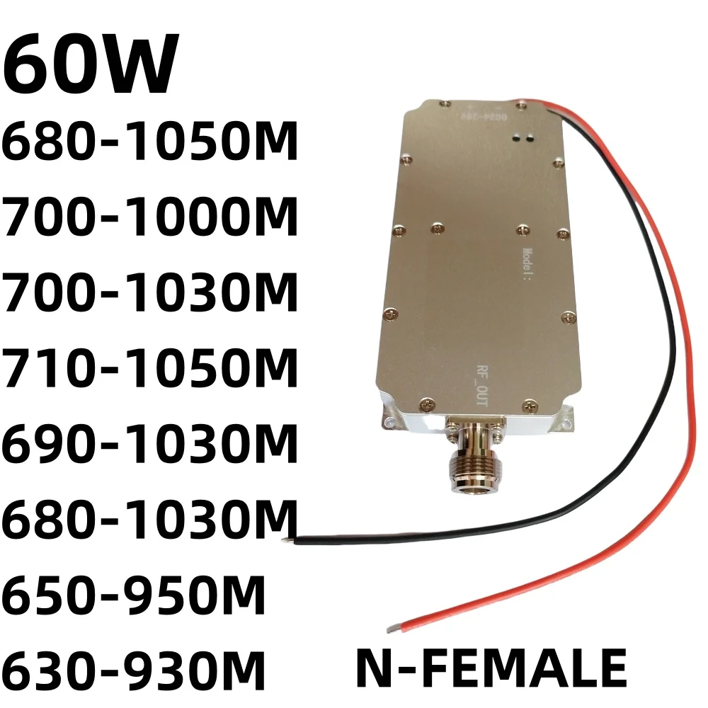 60W 680-1050MHZ 700-1000MHZ 700-1030MHZ 690-1030MHZ 680-1030MHZ650-950MHZ630-930MHZAMPLIFIER MODULE NOISE GENERATOR