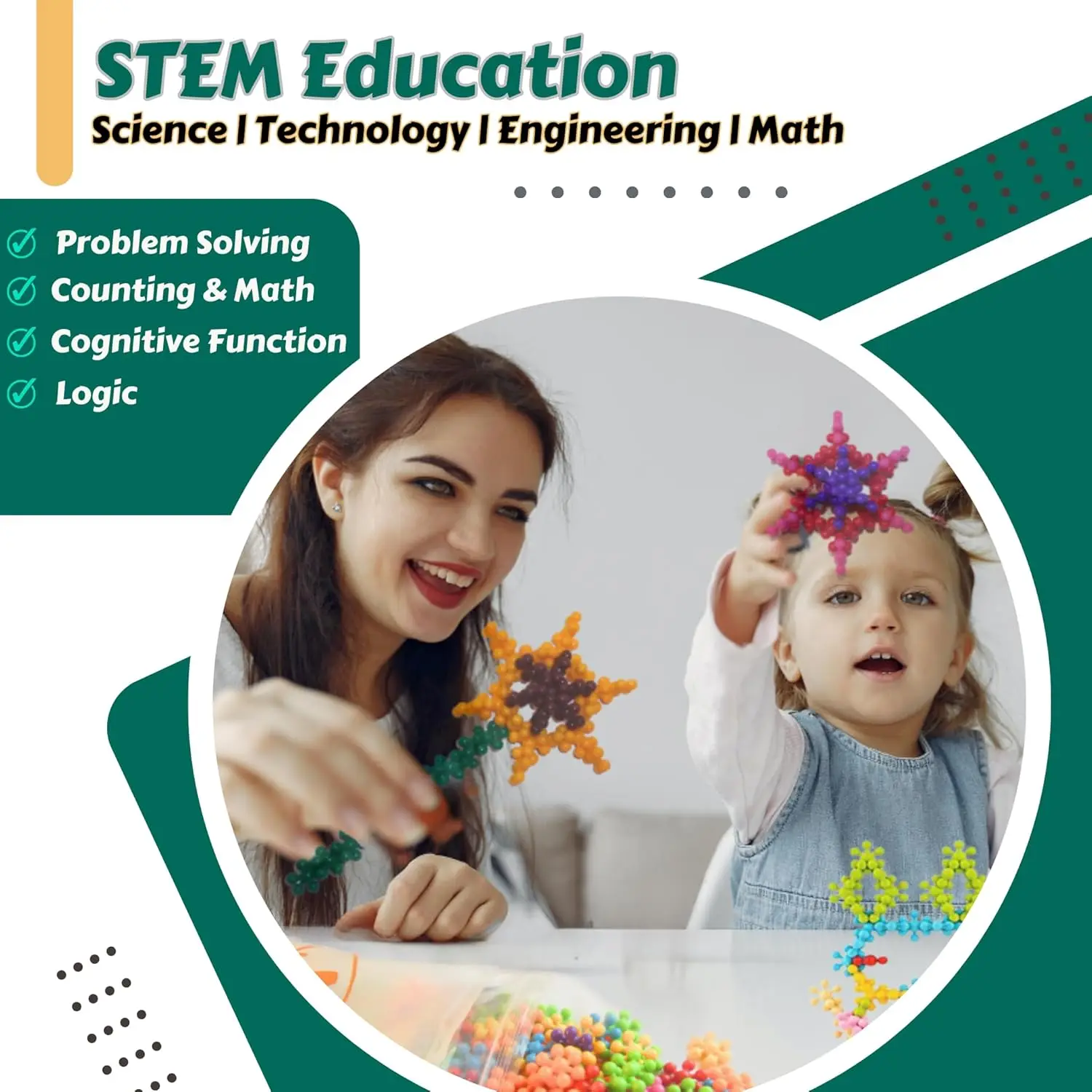 200 stuks in elkaar grijpende plastic bouwstenen |   Bouwspeelgoed |   STEM-speelgoed |   Peuterspeelgoed |   Educatief speelgoed |   Montessori speelgoed |   K