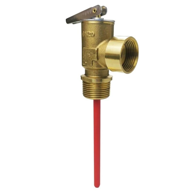 

Top!-RV Automatic Safety Relief Valve 3/4Inch NPT For Hot Water Heater Temperature Pressure Relief Valve Safety Valve 150PSI