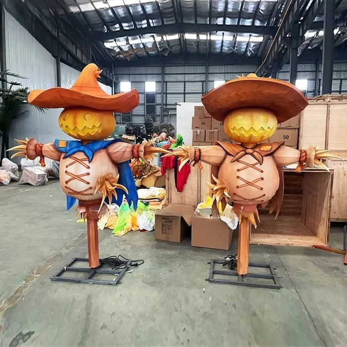 High quality lantern scarecrow model halloween outdoor decoration