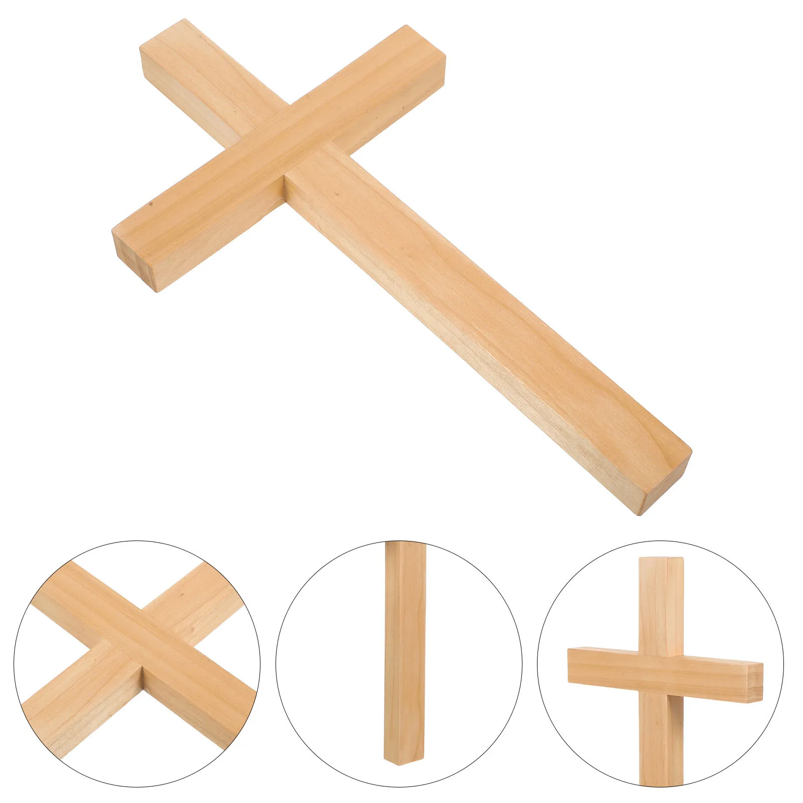 

Wooden Wall Cross Crucifix Christian Decoration Religious Sculpture for Prayer Baptism Confirmation Wall Hanging Cross