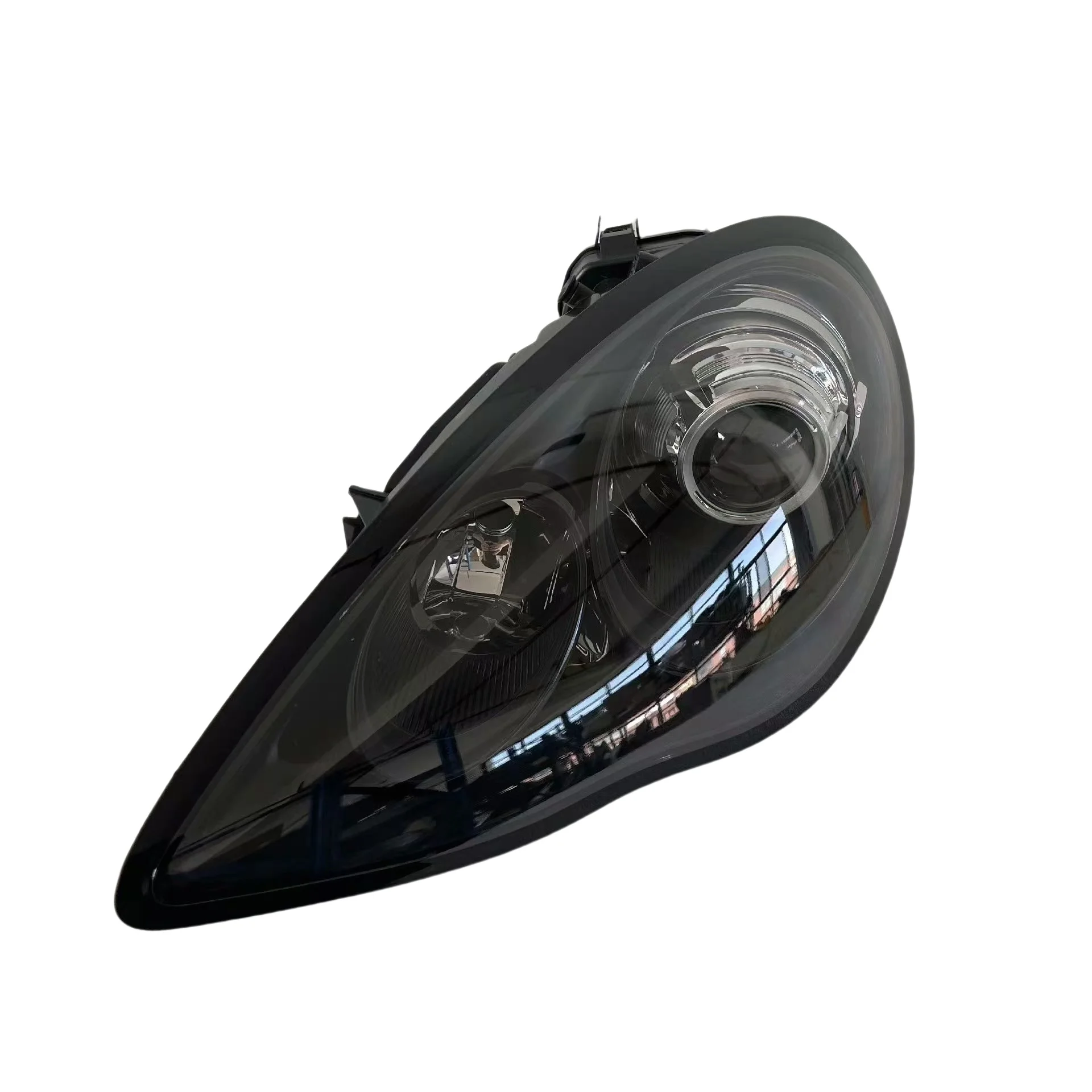 1PC for Porsche 970 headlights Paramela 970.1 2010 2011 2012 2013 Xenon headlight Black background with AFS function EU version