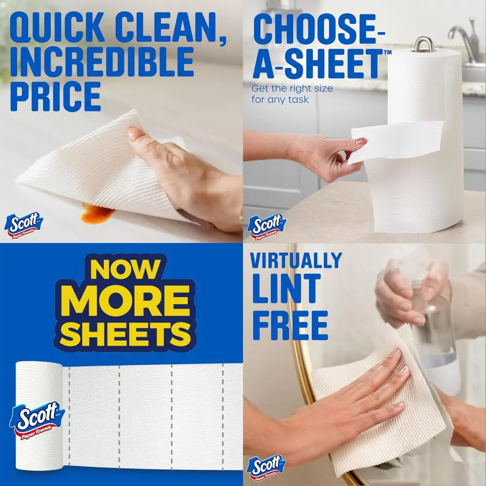 

60-Count Double Roll Paper Towels, 30 Packs, 100 Sheets Each