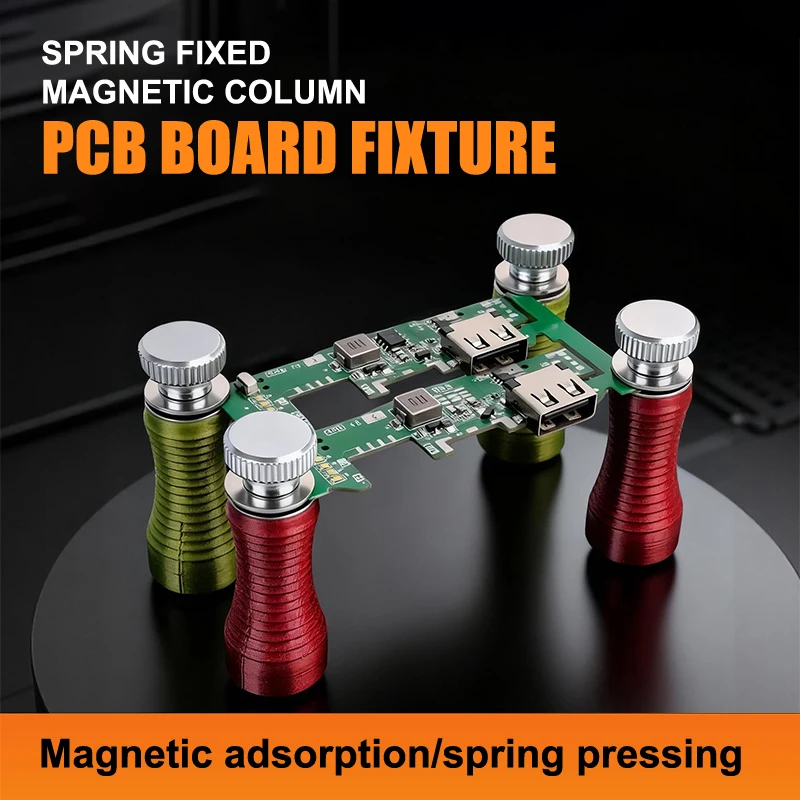 

Новый улучшенный набор магнитных держателей для печатных плат с пружинным механизмом – сильный магнит, конструкция с карбоновыми опорами для ремонта телефонов и пайки