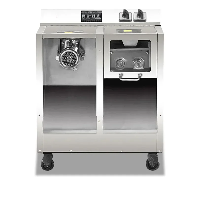 

Large-scale Meat Grinder High-power Meat Machine Meat Cutting Multi-functional Stainless Steel Cutting Tank All-in-one Machine