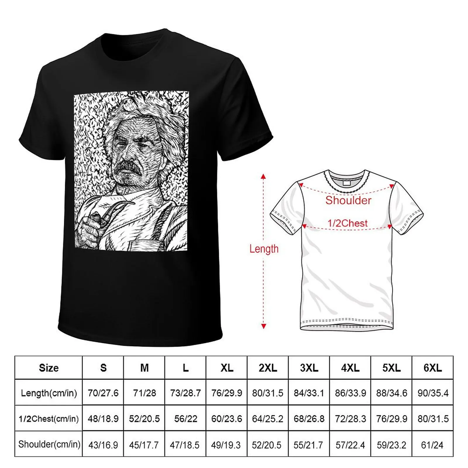 MARK TWAIN - ink portrait .2 T-Shirt t shirts for man pack white T-Shirt