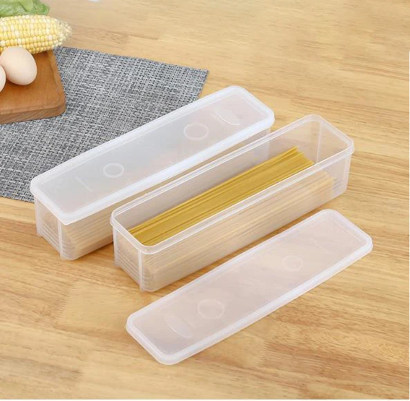 Noodle Storage Box Kitchen Noodle Spaghetti Container Home Cereal Preservation Storage Box With Cover Kitchen Storage Box Tools