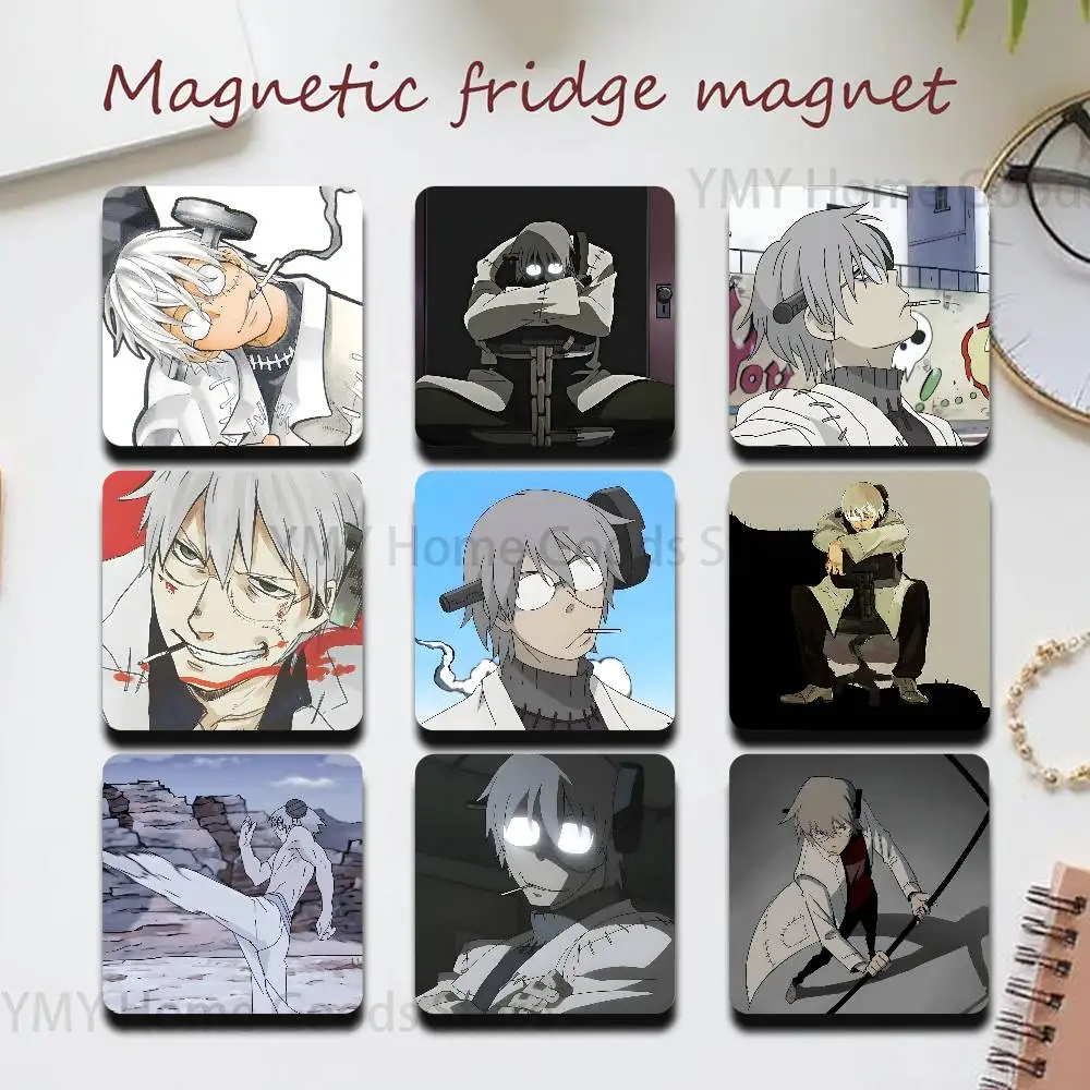 F-Franken Stein Cartoon S-Soul Eater Magnet Refrigerator Fridge Sticker for Home Decor DIY Wall Decor
