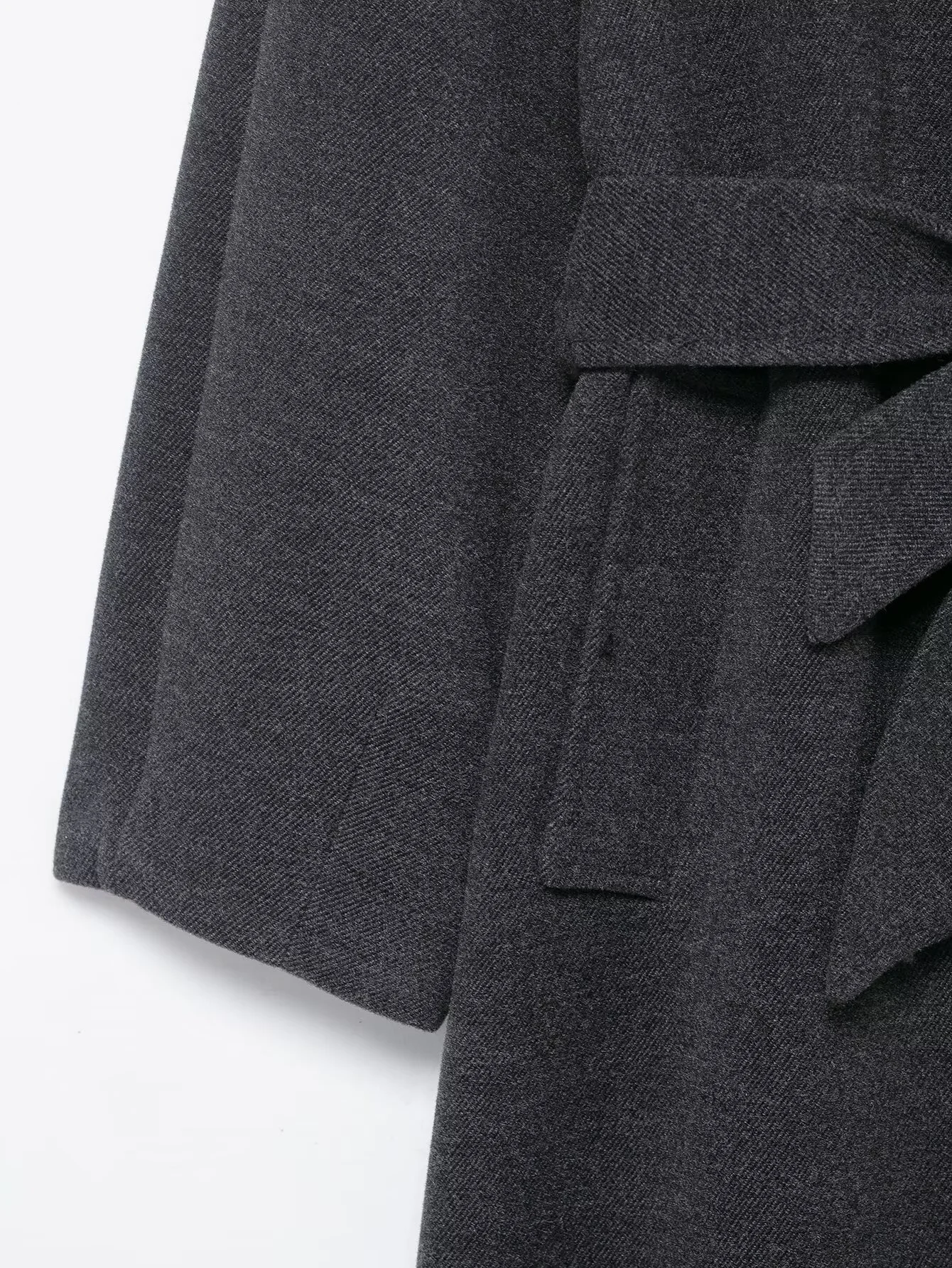 2025 Autunno Nuove donne Casual Alla moda Semplice High-End Colletto alla coreana Manica lunga Allentato Cappotto abbottonato con cintura