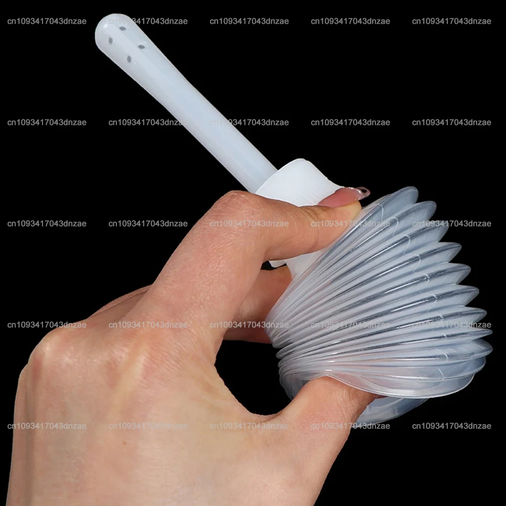 200ML Reusable Vaginal Anal Douche Retractable Vagina Wash Anal cleaning Anus Cleaner Feminine Wash Hygiene Gay Pump Irrigator