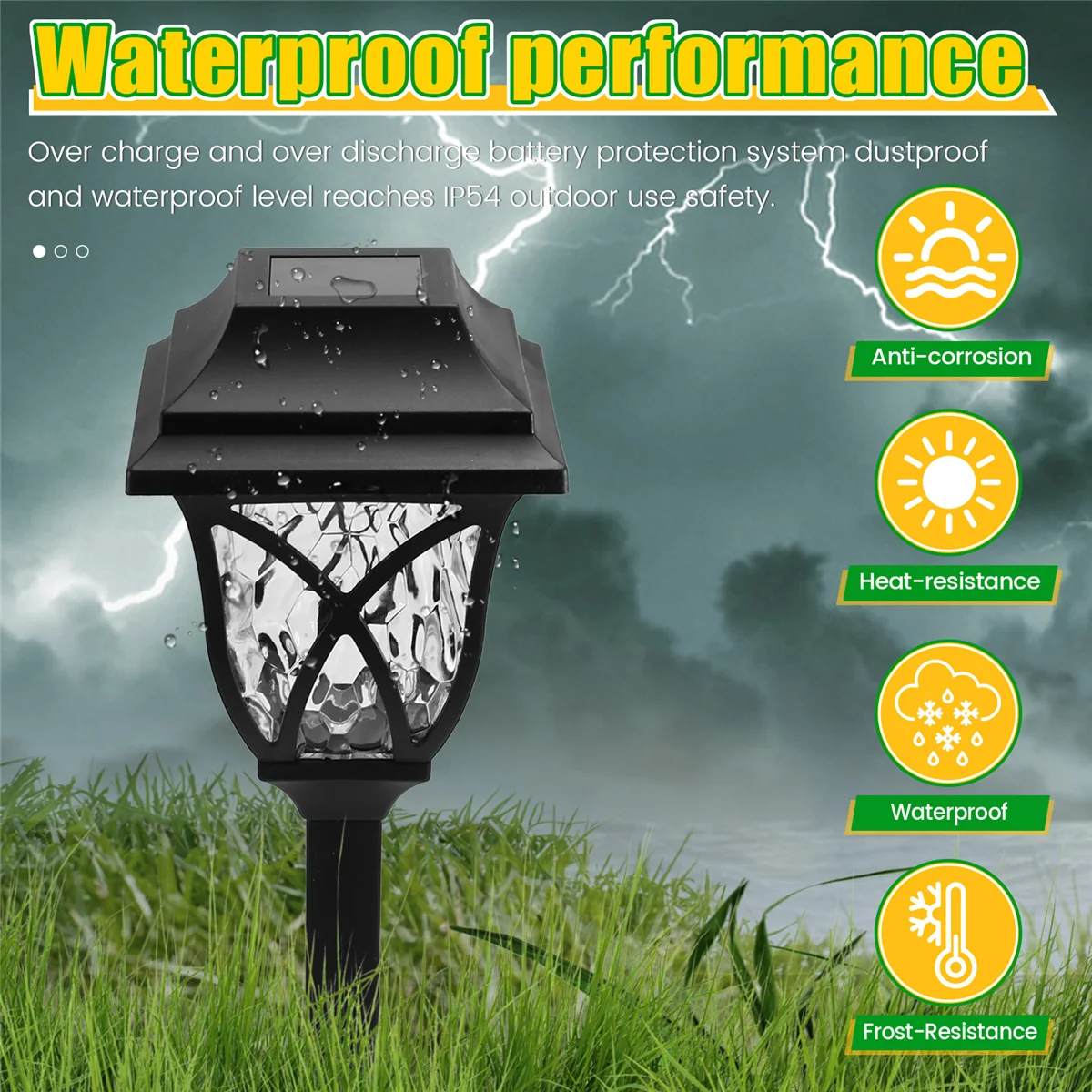 

L79A Solar Garden Lights Retro Antique Grid Lights Outdoor Garden Lights Inserted Atmosphere Lights Shadow Lights