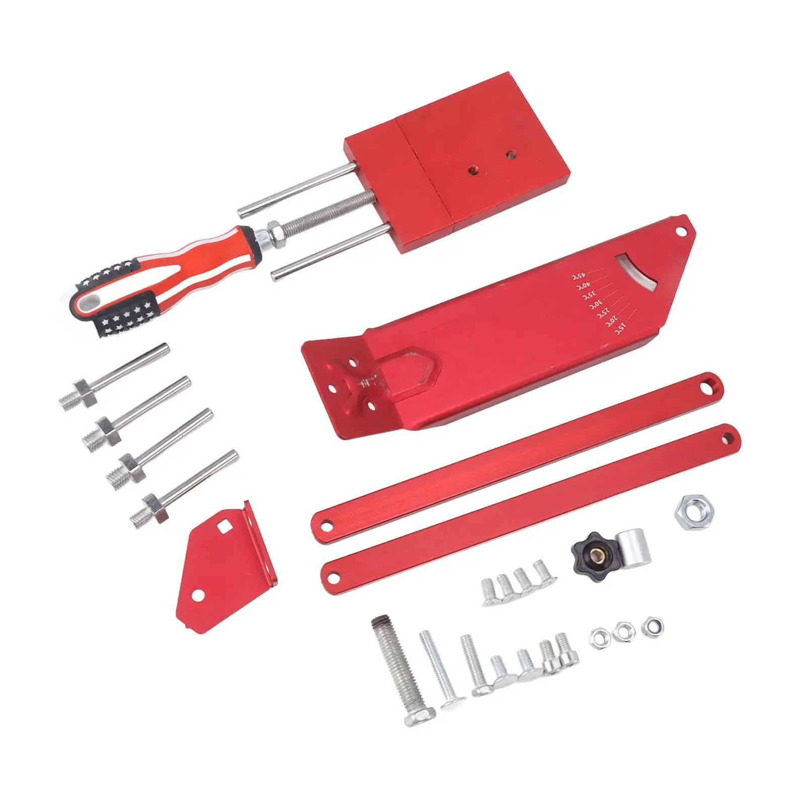 

Adjustable Lawn Mower Blade Sharpener Kit 15°-45° for standard Blades - Efficient Blade Maintenance Tool