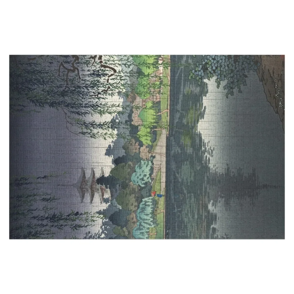 

Nara Kofukuji Temple by Tsuchiya Koitsu Jigsaw Puzzle Custom Personalized Child Gift Custom Name Wood Puzzle