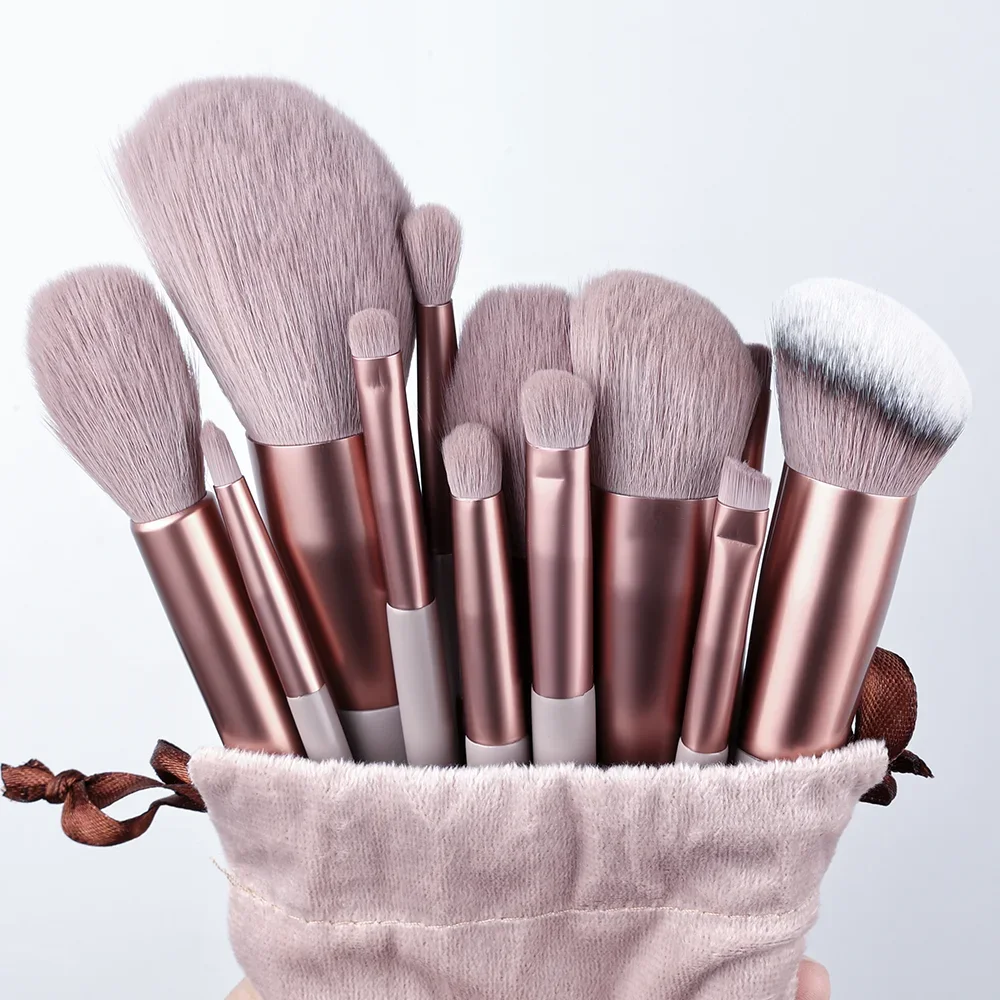 

13PCS Makeup Brushes Set Eye Shadow Foundation Women Cosmetic Brush Eyeshadow Blush Powder Blending Beauty Soft Makeup Tool