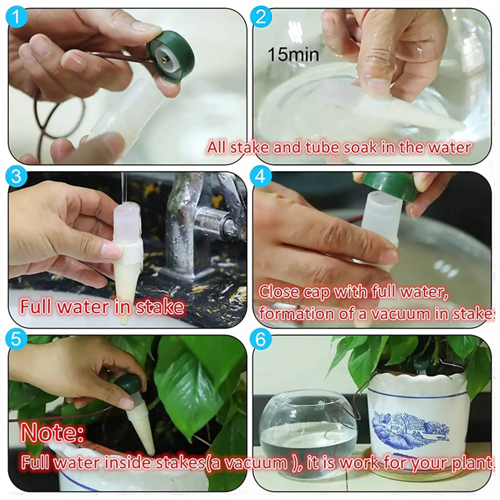 Exquisite-Watering Pile Automatic Watering System, Outdoor Indoor Plants Are Slowly Released From Drip Irrigation (48)