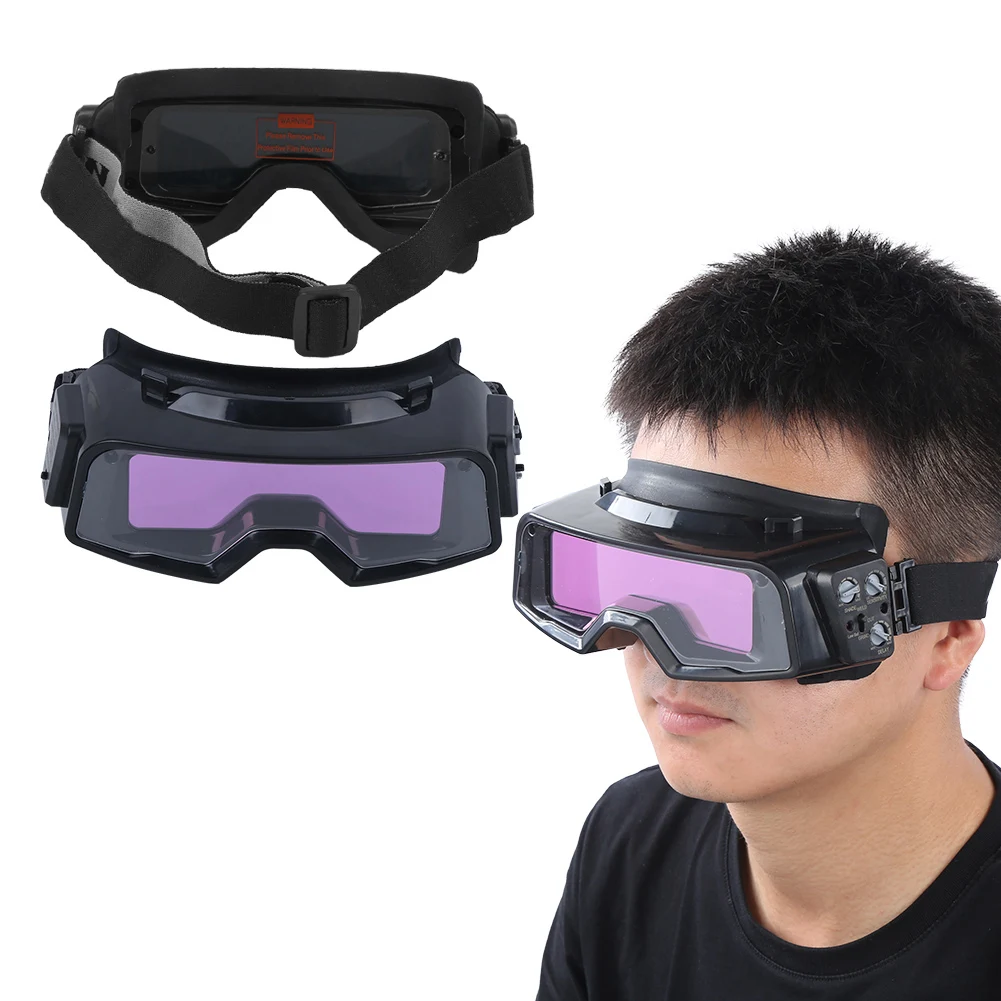 

Welding Goggle Auto Darkening Welding Goggles Welder Protective Goggles Automatic Dimming Screen Argon Arc Welding Accessories