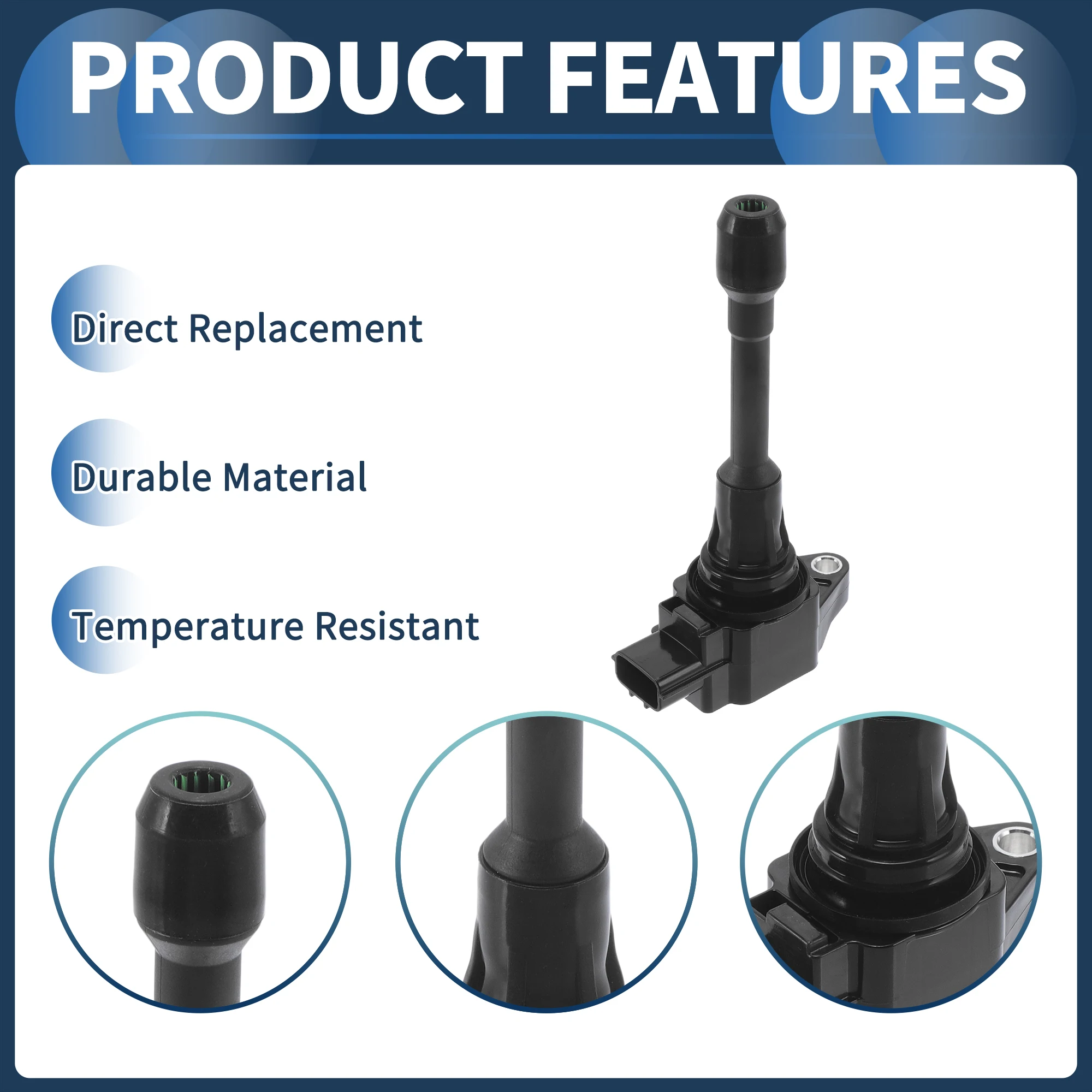 

Комплект катушек зажигания UXCELL No 22481HM0A для NISSAN QASHQAI 2007-2013 гг.