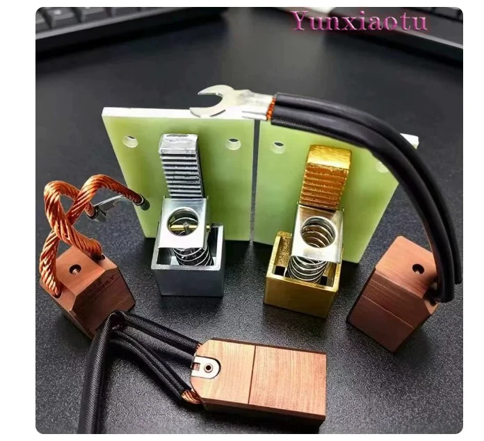 Conductive Carbon Brush Assembly for Welding Positioner, Rotary Earthing Device for Automatic Argon Arc Welding