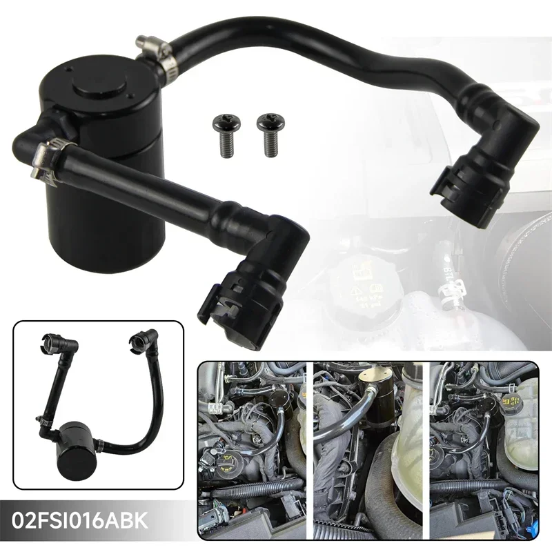 Separator oleju 3.0 kompatybilny z Ford Mustang GT po stronie pasażera 2018-2023 czarny