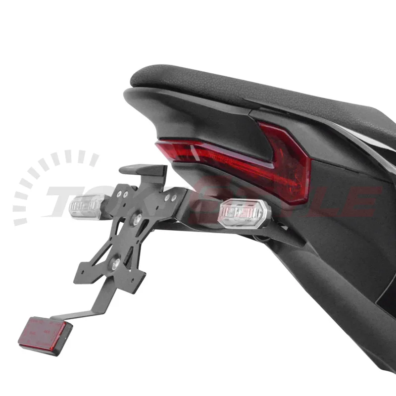 

Motocycle Accessory Kit License Plate Holder LED Light Support Rear Mudguard Fits For Z900 SE 2025 z900 25