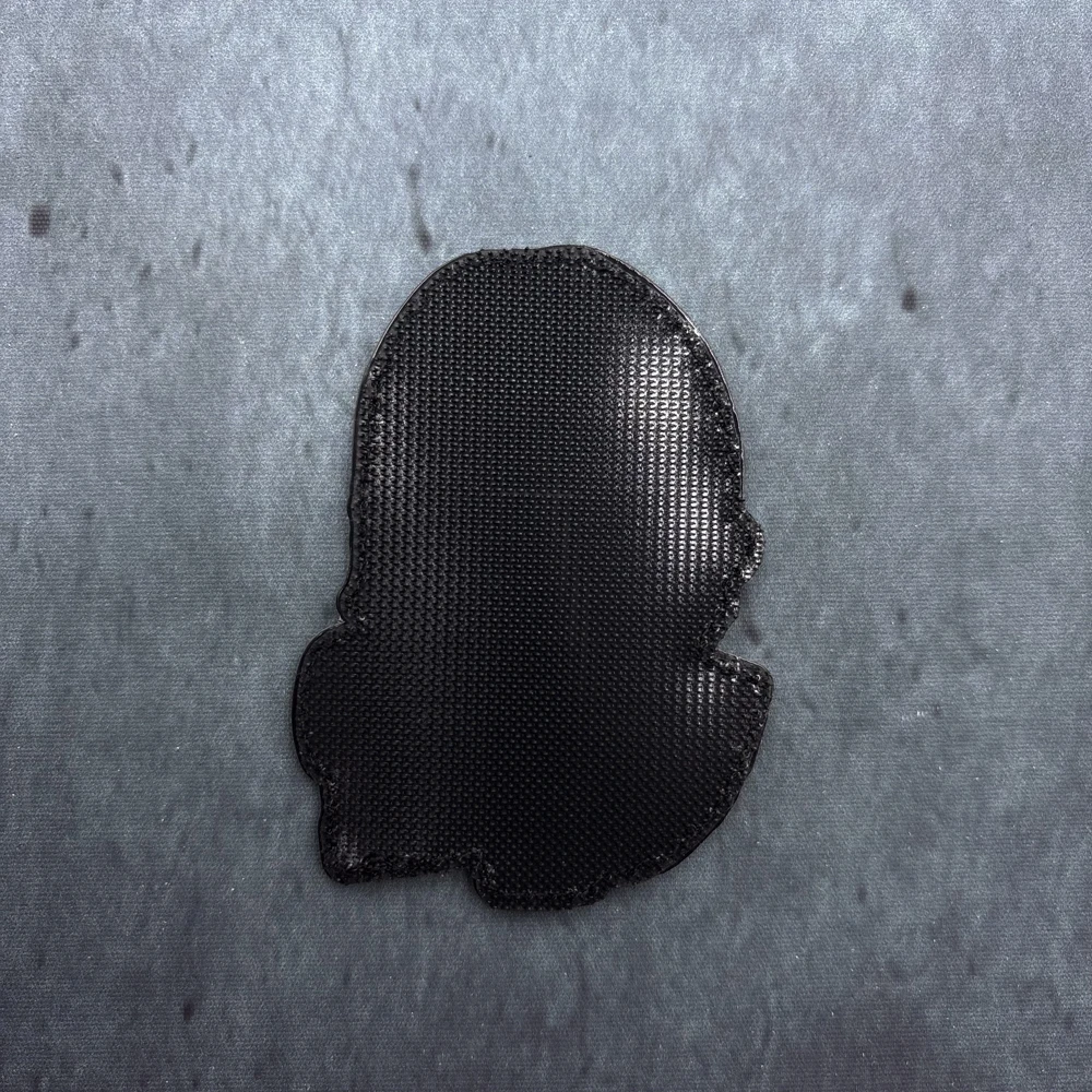 Un uomo melancholico Patch in PVC Gilet tattico/Bretelle Badge Adesivo Patch in PVC con effetto luminoso, Supporto con gancio e anello Morale Patch Patch per zaino Toppa per abbigliamento Gomma morbida