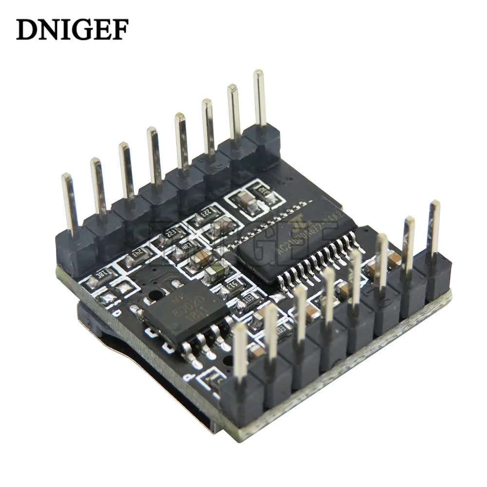 Mini MP3 DF Player Module Board MP3 Audio Voice Decode Board For Arduino Supporting TF Card U-Disk Serial Port/AD DFPlayer