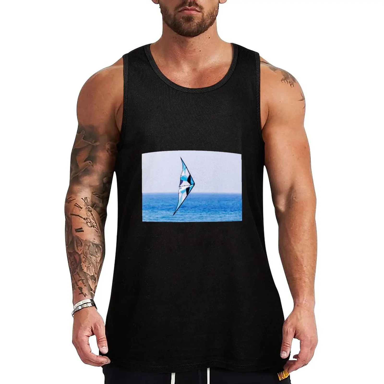 

Kite flying in the sky Tank Top gym for men mens designer clothes men gym clothing gym clothes for man