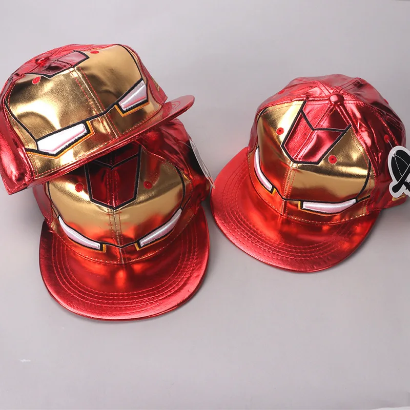 Chapeau de Baseball à Bords Plats pour Homme, Style Hip Hop Coréen, Iron Man, Chimme, Street Dance, Dessin Animé, Carillon Personnalisé, Protection Solaire