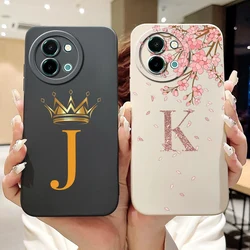 For Vivo Y38 5G Case Vivo Y58 V2355 Cute Letters Cover Full Cameras Protection Phone Case For Vivo Y58 Y 38 VivoY38 VivoY58 Bags