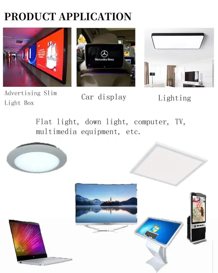 Película de luz de difusor óptico para retroiluminación LED LCD, personalizada de fábrica, barata, China, venta al por mayor