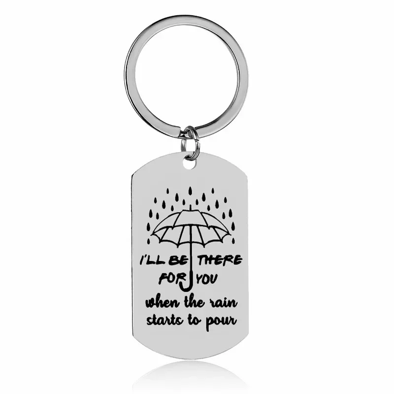 Charm Best Friend Keychain Pendant I'll Be There for You BFF Friends Gifts Key Chain Keyring Friendship Christmas Birthday Gifts