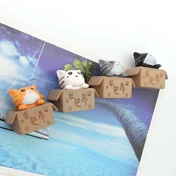 Begging for A Sweet Private Cat-and-mouse Refrigerator with Three-dimensional Magnet Message Stickers Magnet Home Decoration