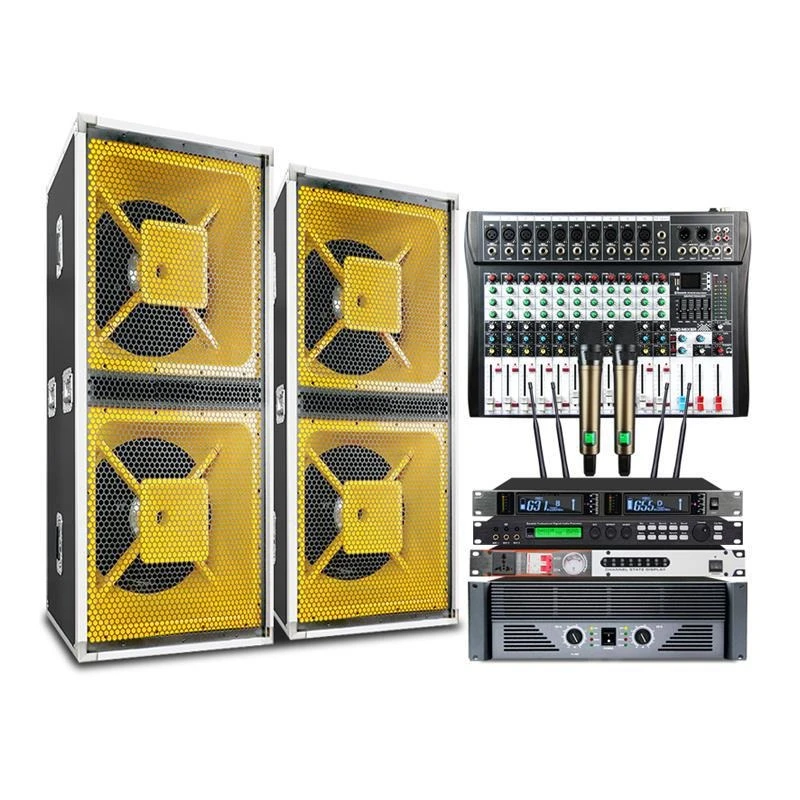 Double 15-inch 18-inch remote audio set high-power performance wedding bar subwoofer