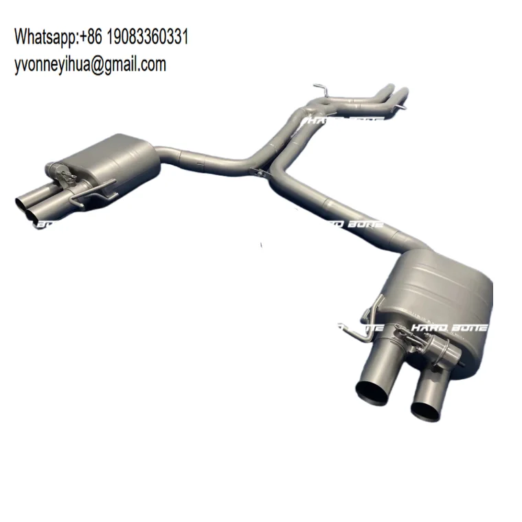 

Exhaust For Audi A6 A7 C7/C8 A8 D4/D5 3.0T 2012-2024 Valved Muffler Exhaust Pipes Catback System
