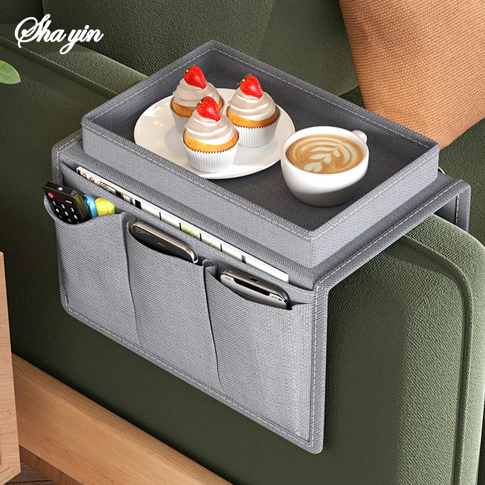 Sofa storage bag, sofa armrest storage hanging bag, remote control storage bag, home storage bag