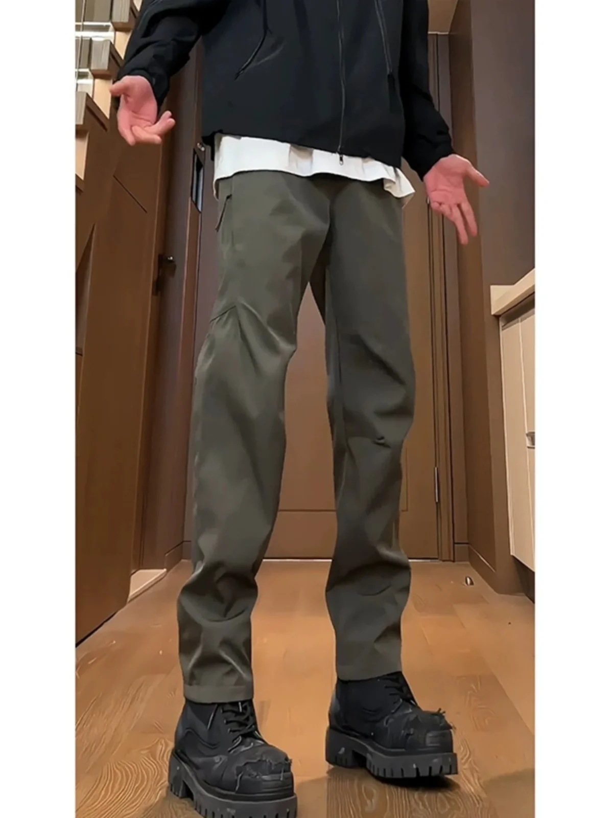 

Утепленные флисовые мягкие нейлоновые брюки мужские осенне-зимние с курткой, американские функциональные горные брюки, повседневные брюки