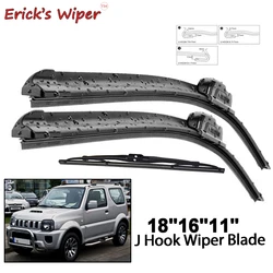 Erick's Wiper Front & Rear Wiper Blades Set Kit For Suzuki Jimny MK3 1998 - 2018 Windshield Windscreen Window Brush 18