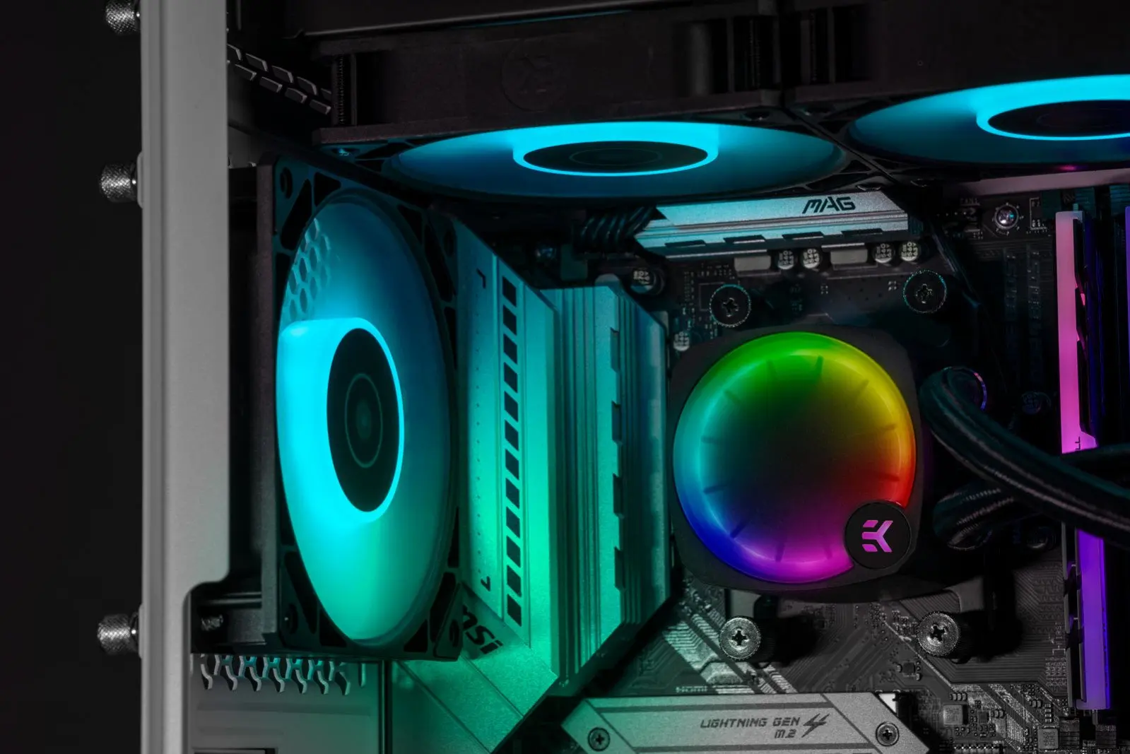 EK-Nucleus AIO CR240/360 Lux D-RGB CPU liquid cooling Water cooled radiator