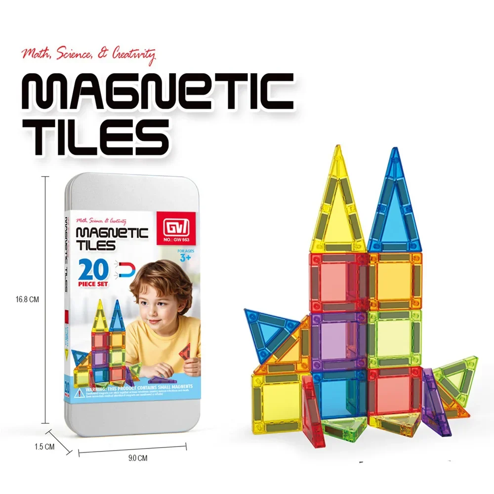 Mini Magnetische Stück Baustein Set MOC Technocal Pädagogische Montage DIY Ziegel Kind Konzentration Training Spielzeug Geschenke
