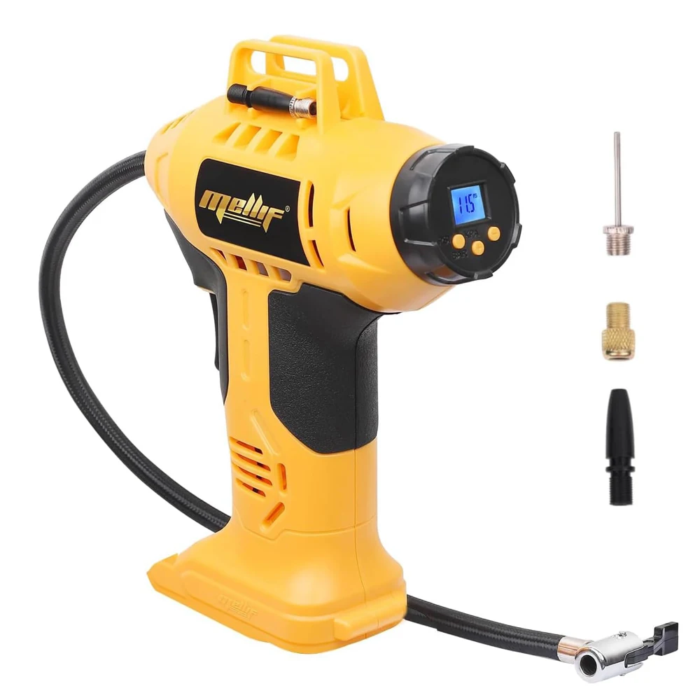 

Tire Inflator Air Compressor for dewalt for makita 18v battery Cordless Electric Pump with Digital Pressure Gauge for Car, Bike