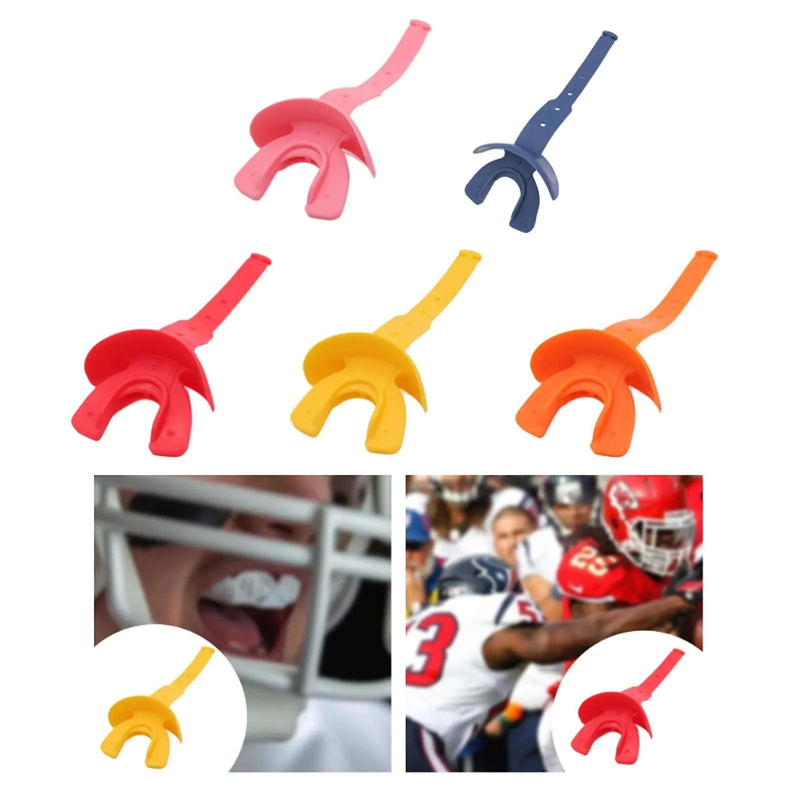 

Football Mouthguard with Strap Football Mouth Guard for Mma Indoor Boxing