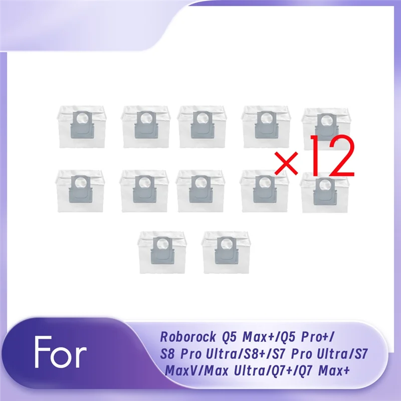 

Сменные мешки для пыли KYCOR для Roborock Q5 Max+/Q5 Pro+/S8 Pro Ultra/S8+/S7 Pro Ultra/S7 Maxv/Max Ultra/Q7+/Q7 Max+ Vacuum 12 P