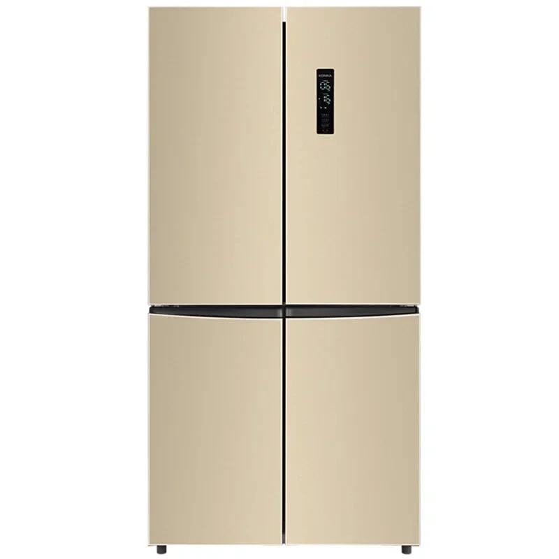 

-By-Side Screen Black Stainls Steel 4 French Door Refrigerator