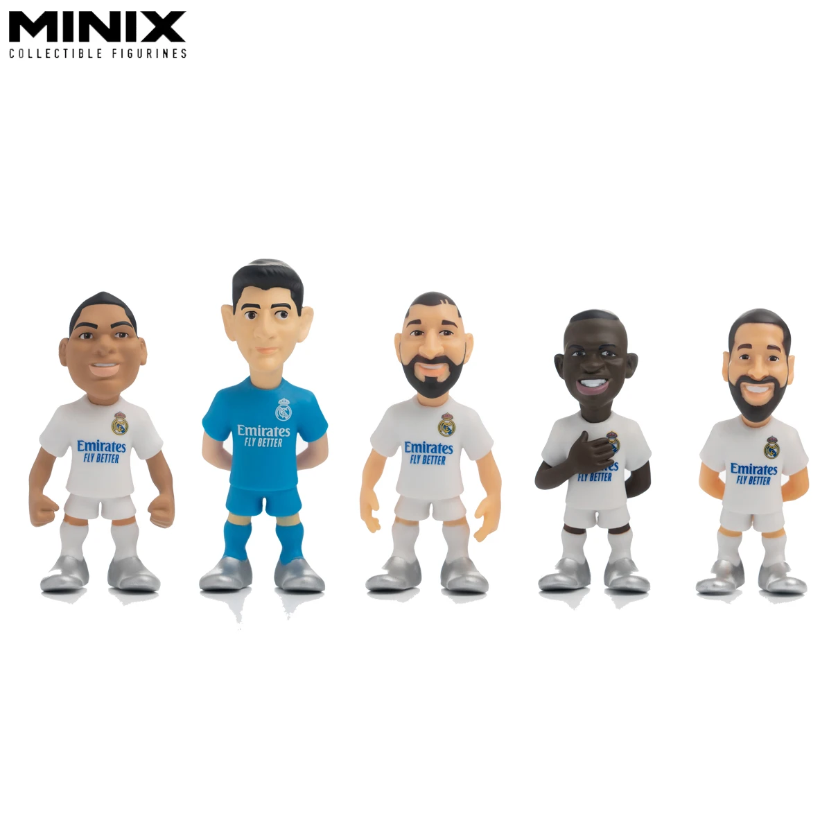 

MINIX COLLECTIBLE FI BARCELO Cartoon Soccer Player Ball Action Figure Cool doll Sports Model Doll Soccer Star Toys Fans Souvenir